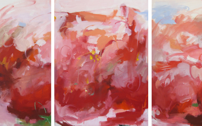 Bloom (2015) - Oil on Canvas Panel - 24 x 60 inches