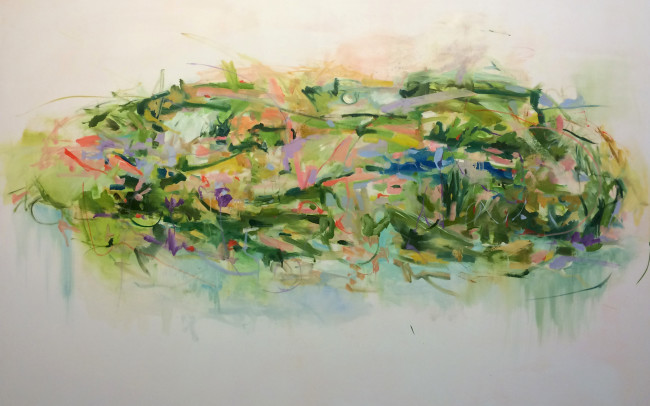 PRIVATE COLLECTION - Island (2015) - Oil on Canvas - 60 x 81 inches