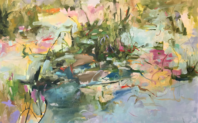 PRIVATE COLLECTION - The Middle of Somewhere (2016) - Oil on Canvas - 54 x 66 inches
