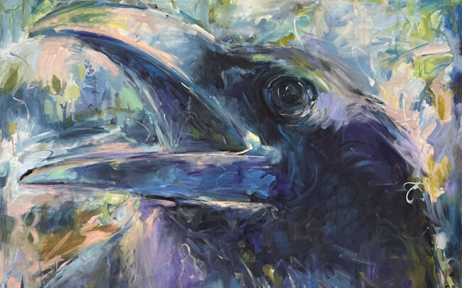 Crow (2024) - Oil on Canvas - 72 x 60 inches