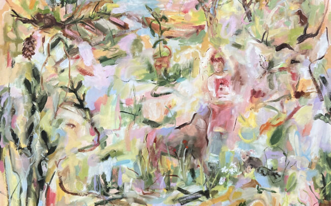 Alis Volat Propriis (2025) - Oil on Canvas - 36 x 36 inches