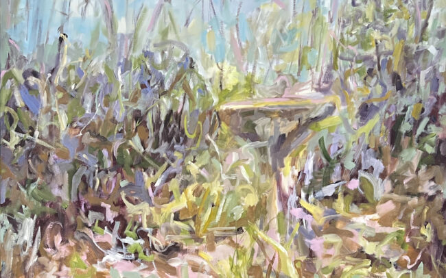 Pedestal (2026) - Oil on Canvas - 48 x 48 inches