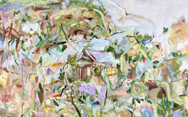 There It Is - Triptych Panel 3 (2025) - Oil on Canvas - 60 x 72 inches