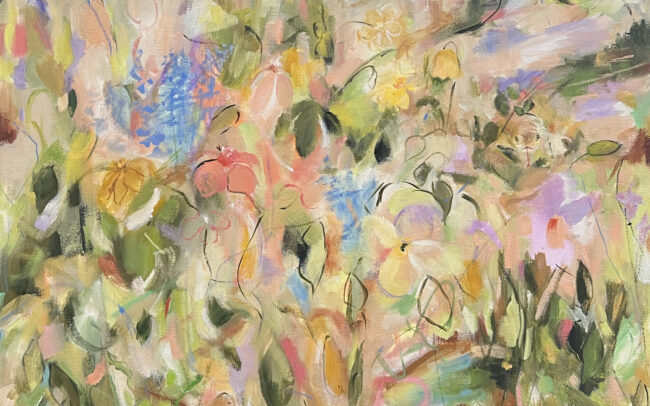 Corsage (2023) - Oil on Canvas - 24 x 24 inches