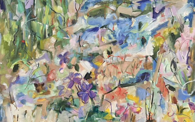 Pearly Gates (2022) - Oil on Canvas - 30 x 30 inches