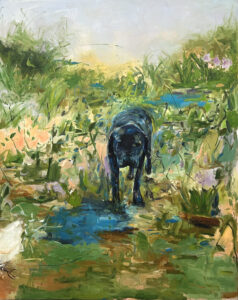 Security (2013) - Oil on Canvas - 90 x 72 inches