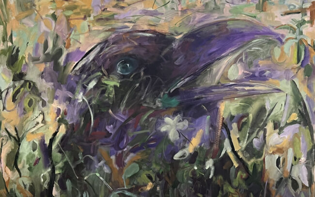 Lone Wolf (2026) - Oil on Canvas - 48 x 48 inches