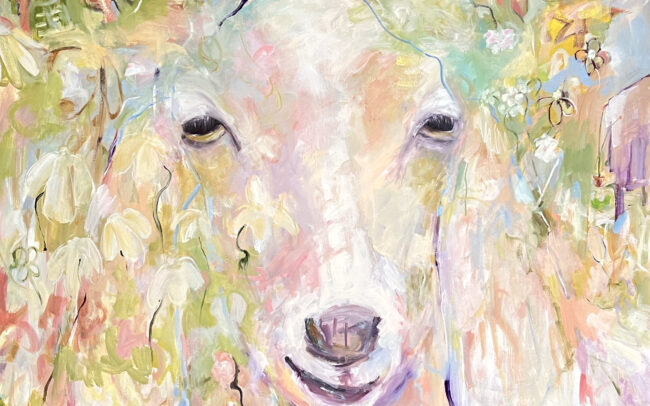 Goat (2026) - Oil on Canvas - 72 x 60 inches